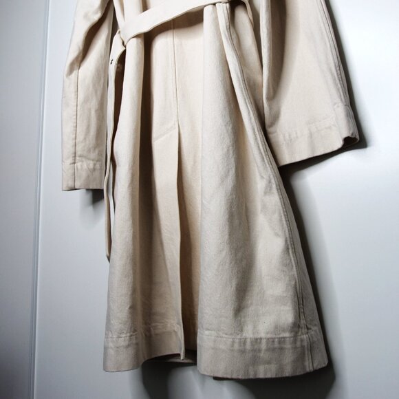 BNWT SS21 MARNI OFF WHITE DENIM TRENCH COAT 48 & 50 - Picture 7 of 15